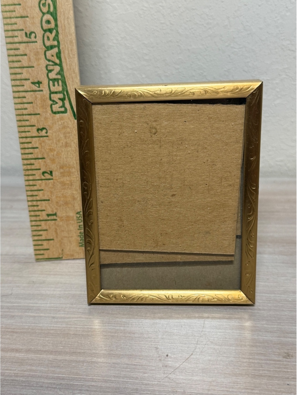 Small Vintage Gold Tone Decorative Picture Frame